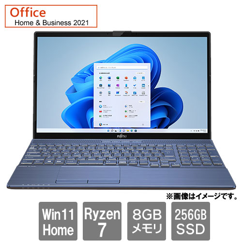 富士通 LIFEBOOK ナイトブルー ノートパソコン