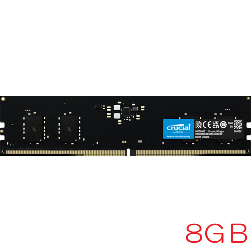 CT8G48C40U5 [8GB DDR5 4800 MT/s (PC5-38400) CL40 Unbuffered DIMM 288pin]