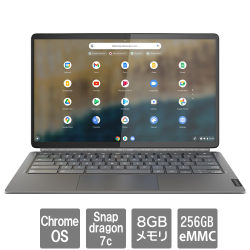 レノボ・ジャパン 82QS001WJP [Lenovo IdeaPad Duet 560 Chromebook(Snap7cGen2 8GB 256GB 13.3FHD WiFi GR)]