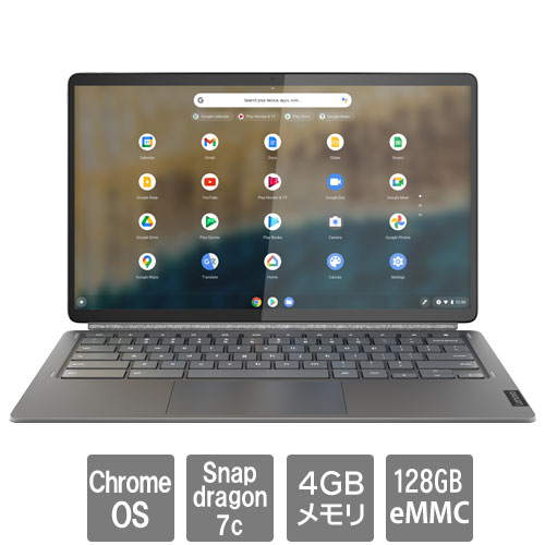 レノボ・ジャパン 82QS001XJP [IdeaPad Duet 560 Chromebook(Snap7cGen2 4GB eMMC128GB 13.3FHD WiFi グレー)]