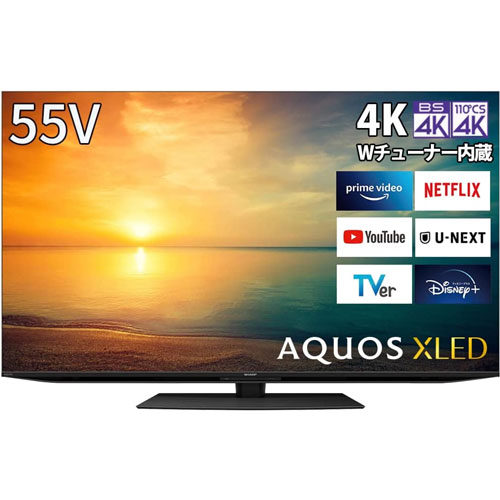 シャープ AQUOS 4K 4T-C55DP1 [4K+Android+55V型液晶テレビ]