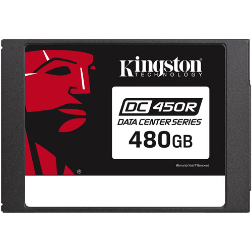 キングストン SEDC450R/480G [480GB DC450R 読取中心型 SSD (2.5インチ 7mm / SATA 6G / 3D TLC / 285TBW / 5年保証)]