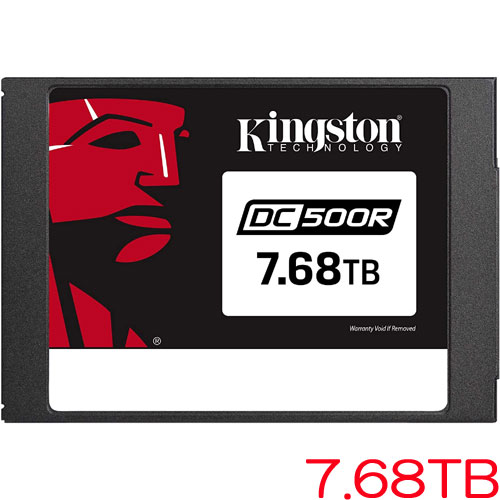 キングストン SEDC500R/7680G [7.68TB DC500R 読取中心型 SSD (2.5インチ 7mm / SATA 6G / 3D TLC / 9345TBW / 5年保証)]