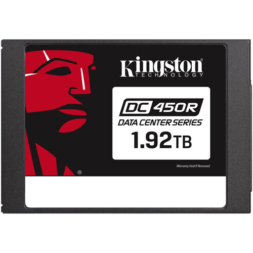 キングストン SEDC450R/1920G [1.92TB DC450R 読取中心型 SSD (2.5インチ 7mm / SATA 6G / 3D TLC / 1301TBW / 5年保証)]