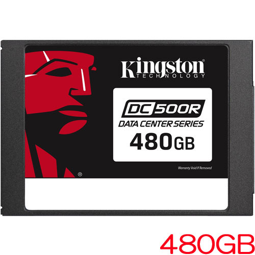 キングストン SEDC500R/480G [480GB DC500R 読取中心型 SSD (2.5インチ 7mm / SATA 6G / 3D TLC / 438TBW / 5年保証)]