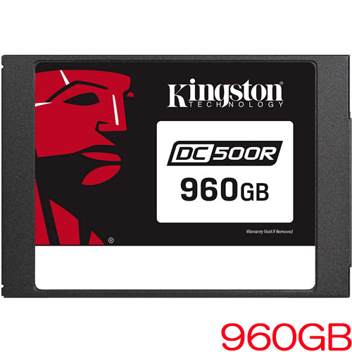 キングストン SEDC500R/960G [960GB DC500R 読取中心型 SSD (2.5インチ 7mm / SATA 6G / 3D TLC / 876TBW / 5年保証)]