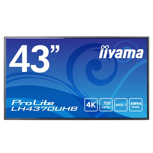 イーヤマ ProLite LH4370UHB-B1 [サイネージディスプレイ 43型/3840×2160/ブラック]