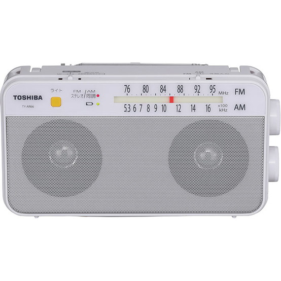 東芝 TY-AR66(W) [FM/AMステレオホームラジオ (ホワイト)]