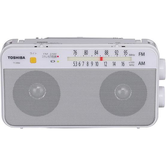 E Trend 東芝 Ty Ar66 W Fm Amステレオホームラジオ ホワイト