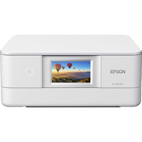 エプソン EP-884AW [A4カラーIJ複合機/6色/Wi-Fi/4.3型Wタッチ/ホワイト]