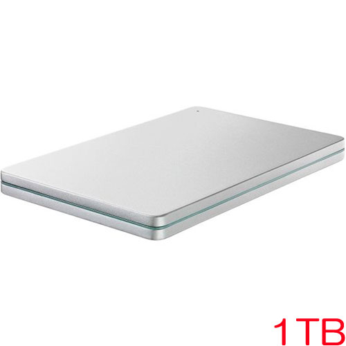 HDPX-UTSC1S [USB3.2対応ポータブルHDD 1TB Silver×Green]
