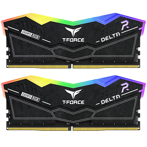 FF3D532G6400HC40BDC01 [T-FORCE DELTA RGB 32GB (16GBx2) DDR5 6400MHz CL40-40-40-84 1.35V Black]