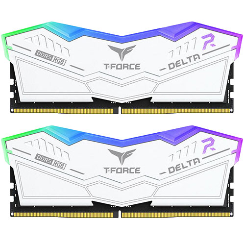 FF4D532G6400HC40BDC01 [T-FORCE DELTA RGB 32GB (16GBx2) DDR5 6400MHz CL40-40-40-84 1.35V White]