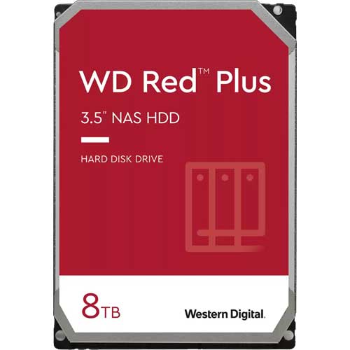 ウエスタンデジタル WD80EFZZ [WD Red Plus（8TB 3.5インチ SATA 6G 5640rpm 128MB CMR）]