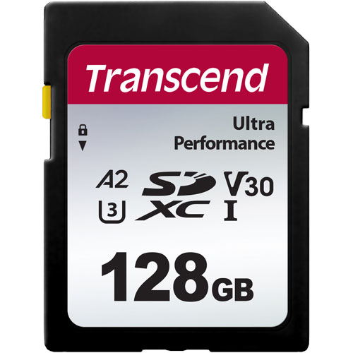 トランセンド TS128GSDC340S [128GB SDXC 340S UHS-I U3、V30、A2 対応]