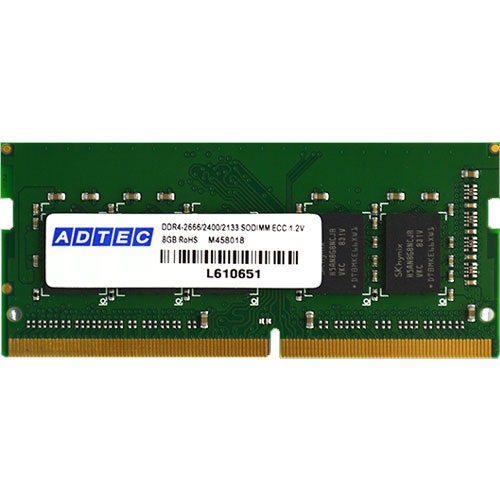 アドテック ADS2400N-H8G [8GB DDR4-2400 (PC4-19200) SO-DIMM 260pin]