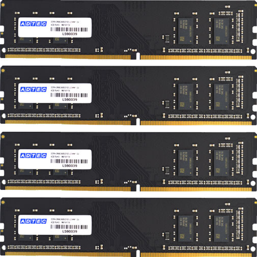 ADS2933D-H8G4 [8GB×4枚組 DDR4-2933 (PC4-23400) Unbuffered DIMM 288pin]