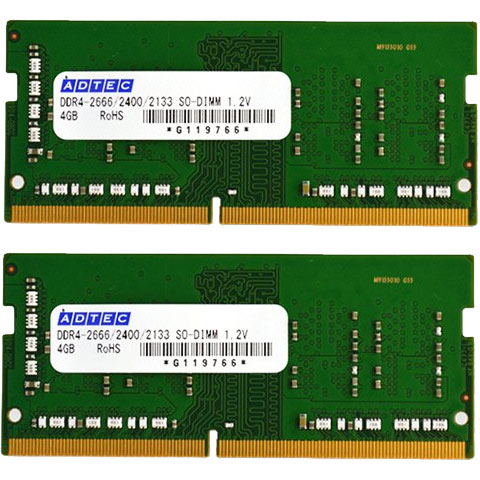 ADS2133N-H8GW [8GB×2枚組 DDR4-2133 (PC4-17000) SO-DIMM 260pin]