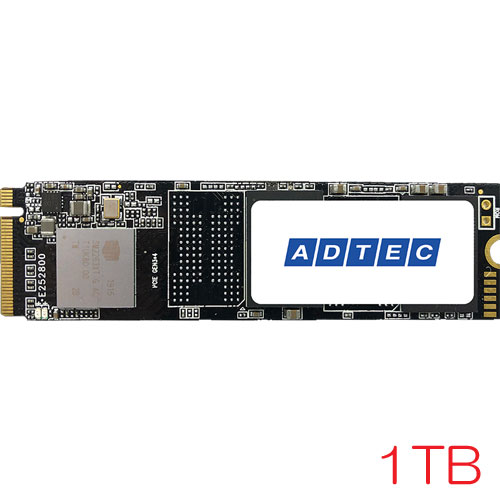アドテック AD-M2DP80-1TB [1TB M.2 (2280) PCIe Gen3x4 NVMe 3年保証]