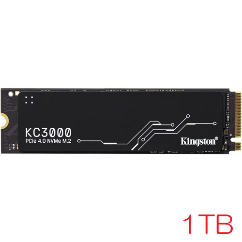 SKC3000S/1024G [1024GB KC3000 SSD (M.2 (2280) / PCIe NVMe Gen4 x4 / 3D TLC / 800TBW / 5年保証)]