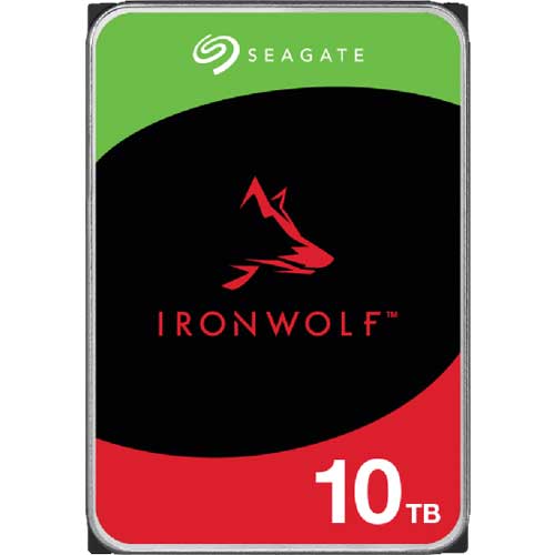 ST10000VN000 [NAS向けHDD IronWolf（10TB 3.5インチ SATA 6G 7200rpm 256MB CMR）]