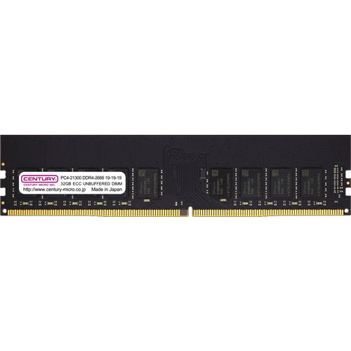 CB32G-D4UE2666 [32GB DDR4-2666 (PC4-21300) ECC Unbuffered DIMM Dual Rank 2048Mx8]