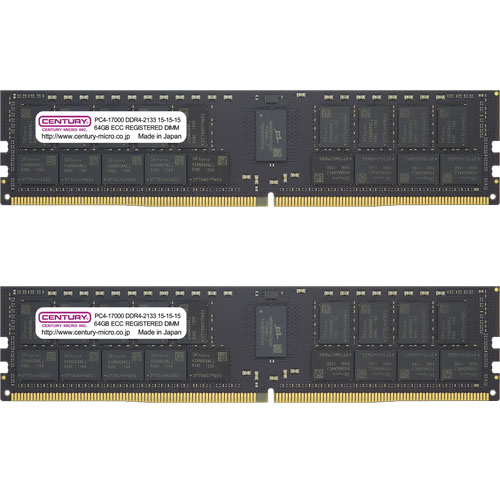 CB64GX2-D4RE213342 [128GB kit (64GBx2) DDR4-2133 (PC4-17000) ECC Reg DIMM Dual Rank 4096Mx4]