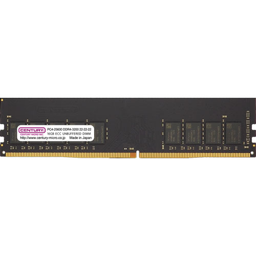 CB16G-D4UE3200 [16GB DDR4-3200 (PC4-25600) ECC Unbuffered DIMM Dual Rank 1024Mx8]