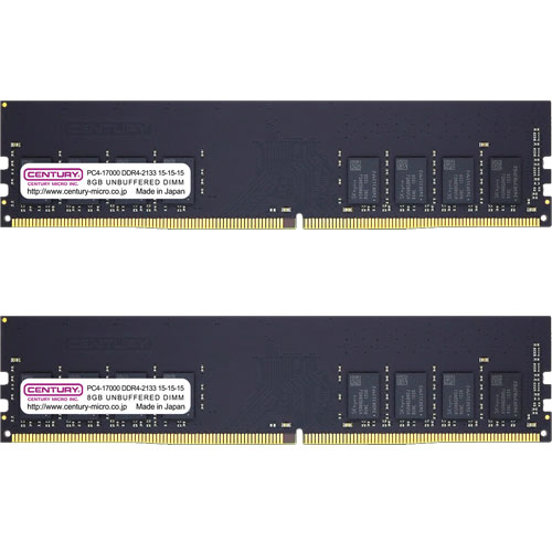 CB8GX2-D4U2133H [16GB kit (8GBx2) DDR4-2133 (PC4-17000) Unbuffered DIMM 288pin Single Rank]