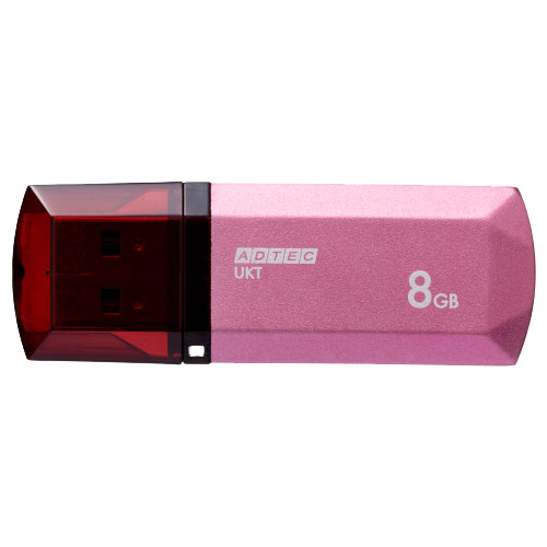 AD-UKTPP8G-U2 [8GB USBフラッシュメモリ USB2.0 キャップ式 パッションピンク]