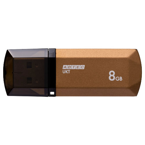 AD-UKTSG8G-U2 [8GB USBフラッシュメモリ USB2.0 キャップ式 シャンパンゴールド]