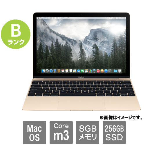 Apple ★中古パソコン・Bランク★C02WL0WBHH25 [MacBook 10.1(Core m3 8GB SSD256GB 12 MacOS)]