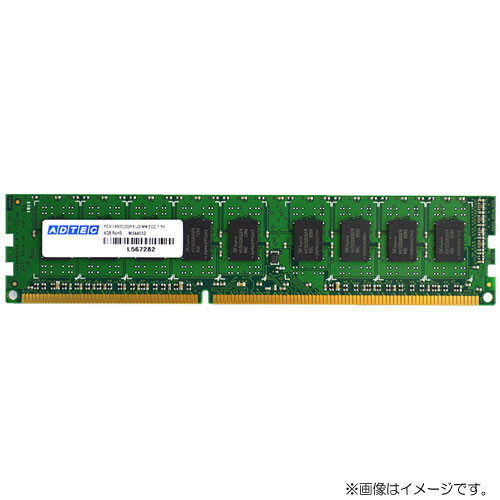 アドテック ADS14900D-E4G [4GB DDR3-1866 (PC3-14900) ECC Unbuffered DIMM 240pin]
