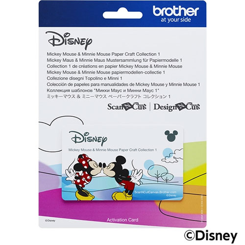 ブラザー CADSNP01 [ミッキーマウス&ミニーマウス ペーパークラフトコレクション1]