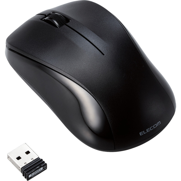 e-TREND｜エレコム M-K6DRKBK/RS [法人向け無線 IRマウス/Mサイズ/抗菌/ブラック]