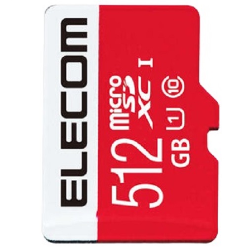 エレコム GM-MFMS512G [microSDXCカード/UHS-I/U1/Class10/512GB]