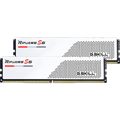 F5-5600J3636D32GX2-RS5W [Ripjaws S5 64GB (32GBx2) DDR5 5600MHz (PC5-44800) CL36-36-36-89 1.25V Wh]