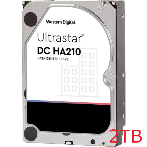 ウエスタンデジタル HUS722T2TALA604/JP [Ultrastar DC HA210 1W10002 (2TB 3.5インチ SATA 6G 7200rpm 128MB 512n SE)]