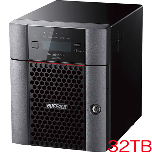 バッファロー WS5420DN32W2 [TeraStation WS IoT 2022WG デスク4ベイ 32TB]