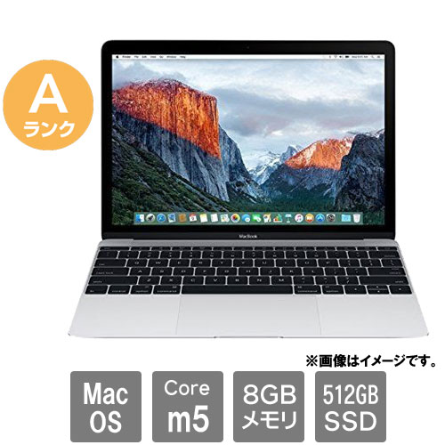 Apple ★中古パソコン・Aランク★CO2SJ02HGTHY [MacBook 9.1(Core m5 8GB SSD512GB 12 MacOS)]