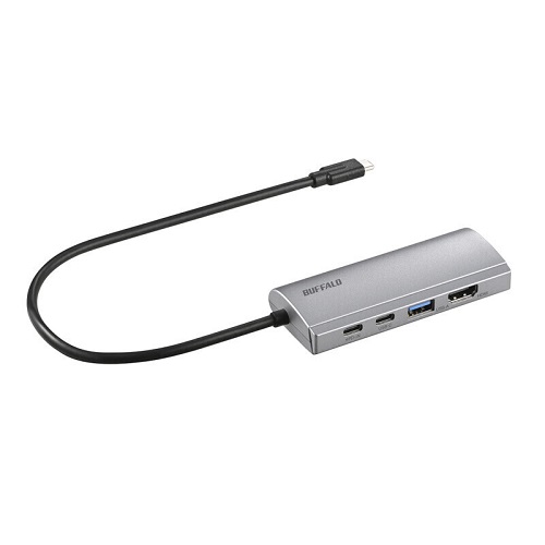 バッファロー LUD-U3-CGHDSV [USB Type-Cドッキングステーション PD HDMI シルバー]