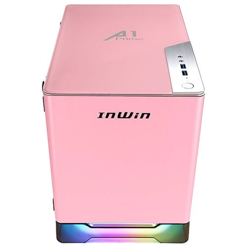 IN-WIN IW-A1PRIME-PINK [Mini-ITXケース A1 Prime PINK P75F (750W電源 80 PLUS GOLD)、ARGB LED搭載]