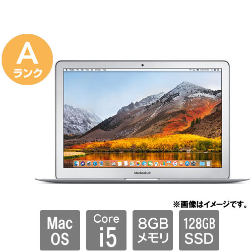 Apple ★中古パソコン・Aランク★FVFVLVE2J1WK [MacBook Air 7.2(Core i5 8GB SSD128GB 13.3 MacOS)]