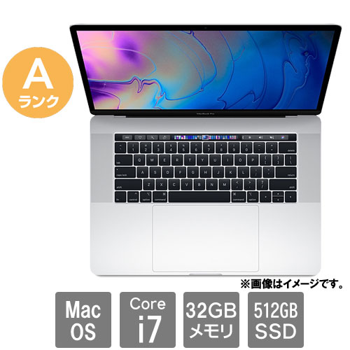 Apple ★中古パソコン・Aランク★C02X20YWJGH8 [MacBook Pro 15.1(Core i7 32GB SSD512GB 15.4 MacOS)]