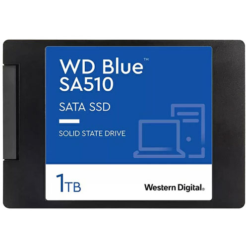 ウエスタンデジタル WDS100T3B0A [WD Blue SA510 SATA SSD（1TB 2.5インチ 7mm厚 SATA 6G 400TBW 5年保証）]