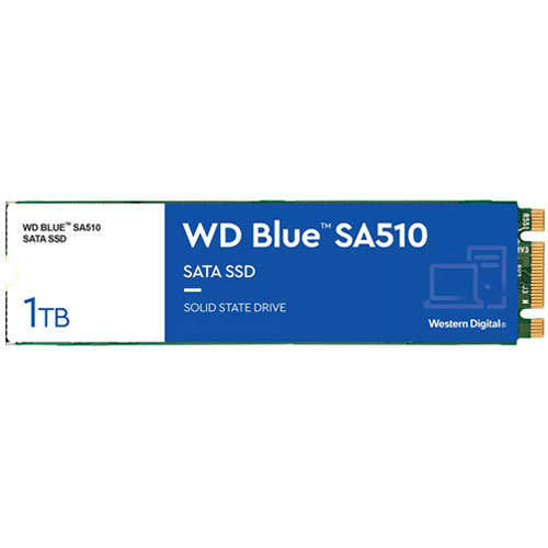 ウエスタンデジタル WDS100T3B0B [WD Blue SA510 SATA SSD（1TB M.2(2280) SATA 6G 400TBW 5年保証）]
