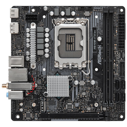 ASRock H610M-ITX/ac [Intel H610/LGA1700/DDR4/11ac/Mini-ITX]