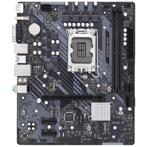 ASRock B660M-HDV [Intel B660/LGA1700/DDR4/USB 3.0 Type-C/Micro ATX]