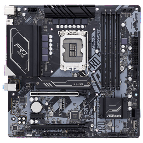 ASRock B660M Pro RS [Intel B660/LGA1700/DDR4/Micro ATX]