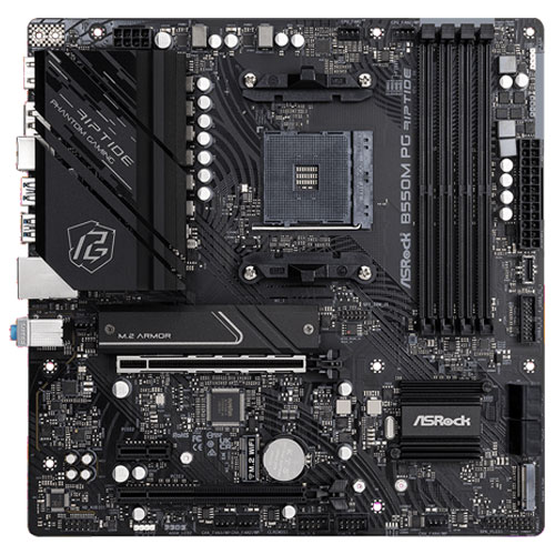 ASRock B550M PG Riptide [AMD B550/Socket AM4/DDR4/USB 3.1 Type-C/2.5GbE/Micro ATX]